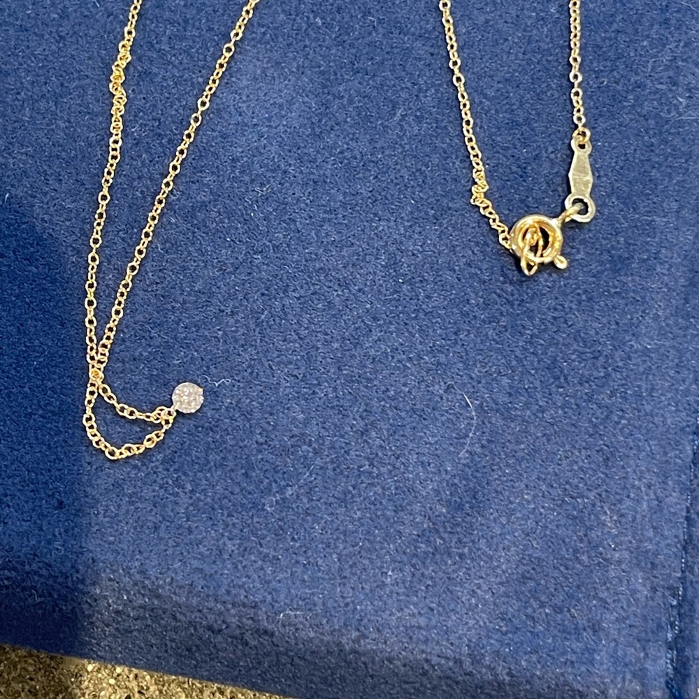 Catbird Diamond Pinprick Necklace -Gold - Picture 8 of 10